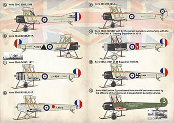 Print Scale 72-380 AVRO 504 1915-1918 (wet decals) 1/72
