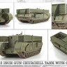 AFV Club DH96006 British 3 Inch gun Churchill tank & Snake tubes W/ 1Figure 1/35