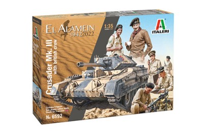 Italeri 06592 Crusader Mk. III with British Crew 1/35