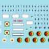 Star Decals 35-C1345 DDR-NVA # 4. East Germany. Grenztruppen and Volkspolizei. GAZ-69, UAZ-469, BTR-40 and generic use [Soviet] 1/35