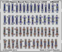 Eduard 17522 Figures Royal Navy Gun Crew S.A. 1/350 3D