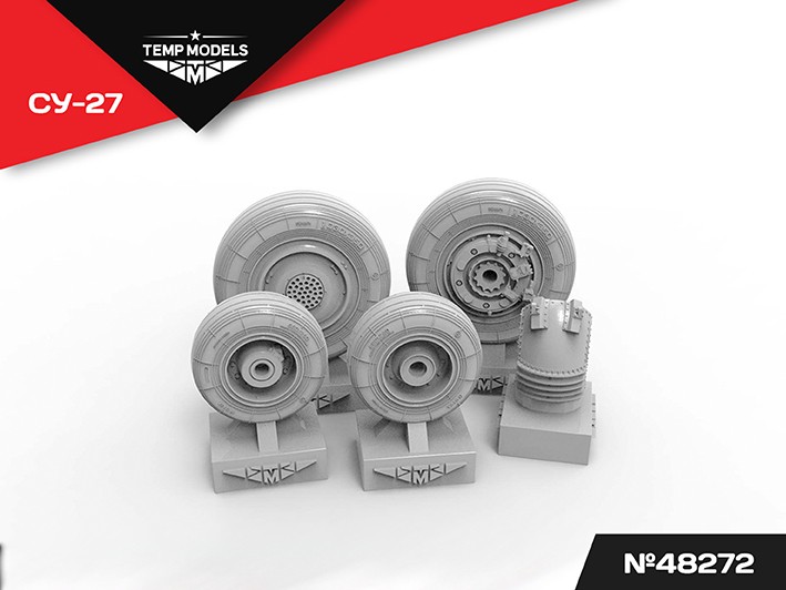 Temp Models 48272 Колеса шасси Су-27 1/48