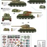 Star Decals 48-B1012 Soviet T-34-85 Medium Tank. German Beute tanks, Polish, Jugoslav and Czech Red Army tanks 1/48