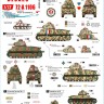 Star Decals 72-A1106 French Fighting Vehicles in Africa # 1.Vichy France and the FFL - Forces Francaises Libres.Somua S 35, Hotchkiss H 39, Renault FT-17, Universal Carrier Mk.I 1/72