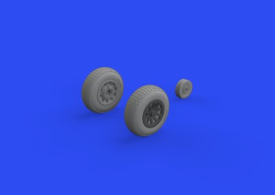 Eduard 648647 BRASSIN P-51D wheels block tread 2 (EDU) 1/48