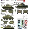 Star Decals STAR35863 27th Armoured Brigade, D-Day and Normandy.Staffordshire YeomanrySherman Mk.III. Bobbie, Crusader, Arizona Ace II.Firefly Mk.Vc. Belvedere 1/35