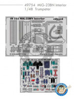Eduard 49754 MiG-23BN interior 1:48