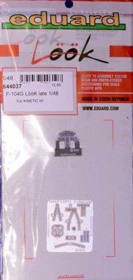 Eduard 644037 BRASSIN 1/48 F-104G Look late (KIN)