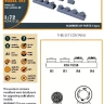Clear Prop CPA72133 Fairey Delta 2 wheel set (DORA W.) 1/72