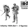 IBG Models U7239 Polish Infantry 1939 - Set No.1 (3 fig.) 1/72