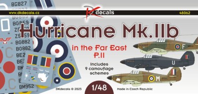 Dk Decals 48062 H.Hurricane Mk.IIb Far East (9x camo) Part 2 1/48
