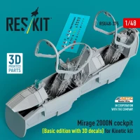 Reskit U48375 Mirage 2000N cockpit (Basic edit.) (KIN) 1/48
