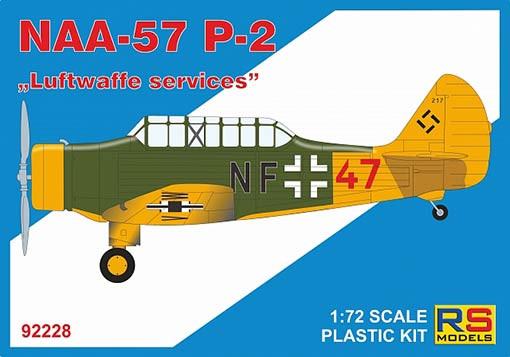 Rs Model 92228 NAA-57 P-2 Luftwaffe services (5x camo) 1/72