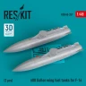 Reskit RSU48357 600 Gal. wing fuel tanks F-16 (2 pcs.) 1/48