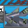 Black Dog A48198 Mikoyan MiG-21MF electronic , spine, tail and engine details BIG SET contains 48196 and 48197 (designed to be used with Eduard kits) 1/48