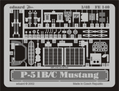 Eduard FE140 P-51B/C ICM