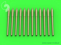 Master SM-700-051 USN 14in/50 (35,6 cm) gun barrels - for turrets with blastbags (12pcs) - New Mexico (BB-40) and Tennessee (BB-43) classes