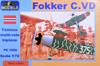 LF Model LFM-P7206 1/72 Fokker C.VD - Norway 1940 (3x camo)