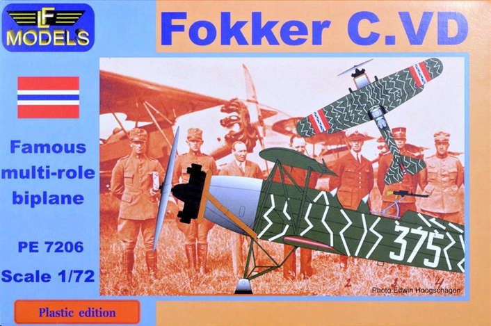 LF Model P7206 Fokker C.VD - Norway 1940 (3x camo) 1/72