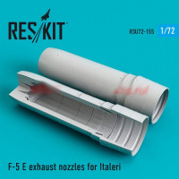Reskit RSU72-0155 F-5 E exhaust nozzles for Italeri 1/72