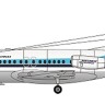 F-rsin Plastic FRP4091 Fokker F-28-4000 AeroLineas Argentinas 1/144