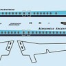 F-rsin Plastic FRP4091 Fokker F-28-4000 AeroLineas Argentinas 1/144