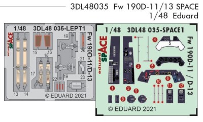 Eduard 3DL48035 Fw 190D-11/13 SPACE (EDU) 1/48