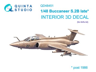 Quinta Studo QD48451 Buccaneer S.2B late (Airfix) 1/48