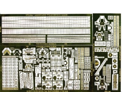 White Ensign Models PE 0734 WW2 QUEEN ELIZABETH CLASS BATTLESHIPS 1/700