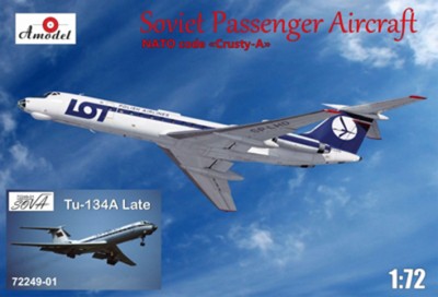 Amodel 72249-01 Tu-134A Late (LOT, AEROFLOT) 1/72