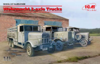 ICM DS3508 3-осные грузовые автомобили (Henschel 33D1, Krupp L3H163, LG3000) 1/35