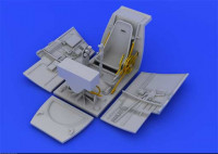 Eduard 648074 1/48 Набор дополнений Bf 109E cockpit and radio compartment