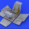 Eduard 648074 1/48 Набор дополнений Bf 109E cockpit and radio compartment