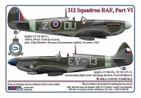 AML AMLC144010 Decals 312 th Squadron RAF, Part VI 1/144