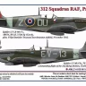 AML AMLC144010 Decals 312 th Squadron RAF, Part VI 1/144