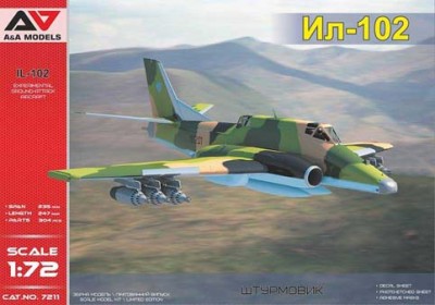 A&amp;A Models 7211 Тяжелый штурмовик Ил-102 1/72