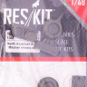 Reskit RS48-0087 N.A. B-25 Mitchell wheels set (ACAD,ITA,REV) 1/48