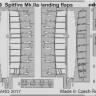 Eduard 72649 Spitfire Mk.IIa landing flaps 1/72