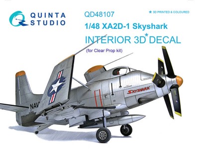 Quinta studio QD48107 XA2D-1 (для модели Clear Prop) 1/48