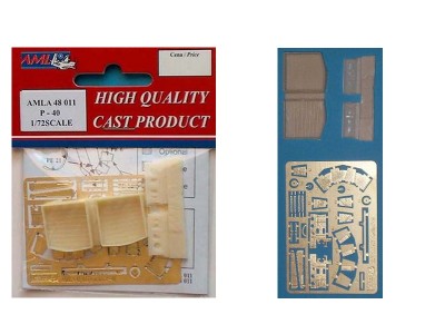 AML AMLA48011 Curtiss P-40B,C,E,M,N - wheel set (ACA,HAS) 1/48
