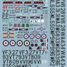 Aims AIMS72D039 de Havilland Vampire F.3, FB.5 & FB.9 Collection' 1/72 Aims AIMS72D039 de Havilland Vampire F.3, FB.5 & FB.9 Collection' 1/72