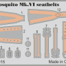 Eduard 32845 Mosquito Mk.VI seatbelts 1/32