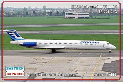 Восточный Экспресс 144112_3 Авиалайнер MD-80 поздний Finnair ( Limited Edition ) 1/144