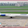 Восточный Экспресс 144112_3 Авиалайнер MD-80 поздний Finnair ( Limited Edition ) 1/144