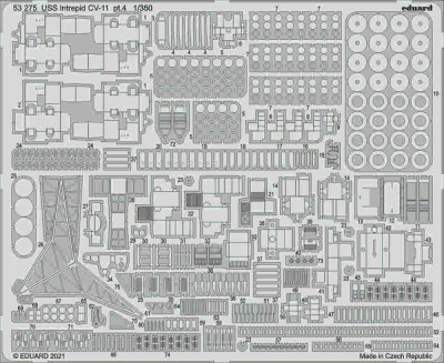 Eduard 53275 USS Intrepid CV-11 pt.4 (TRUMP) 1/350