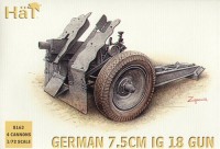 HAT 8163 German (WWII) 75mm IG18 infantry gun WWII 1/72