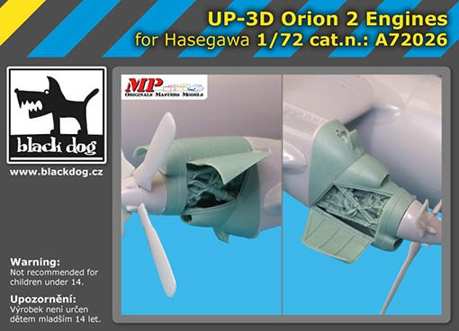 BlackDog A72026 UP-3 D Orion - 2 engines (HAS) 1/72
