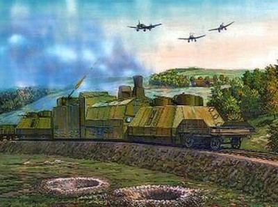 UniModel UMM-72613 Бронепоезд №1, 23 ОДБП 1/72