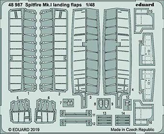 Eduard 48987 SET Spitfire Mk.I landing flaps (TAM)