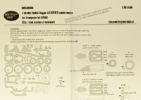 New Ware NWA-M0108 Mask MiG-23MLD Flogger-K EXPERT (TRUM 02856) 1/48